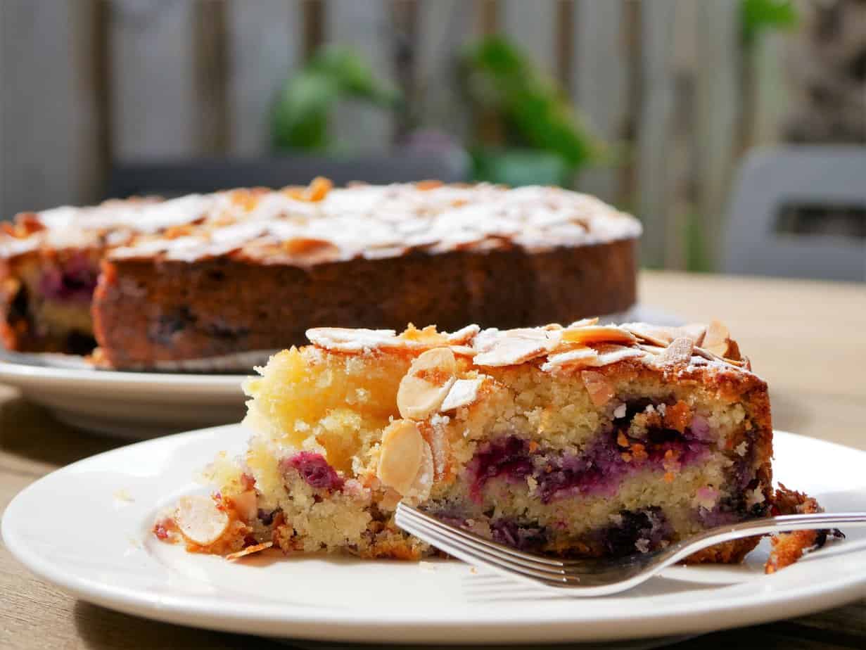 Ricottacake met blauwe bessen Diana