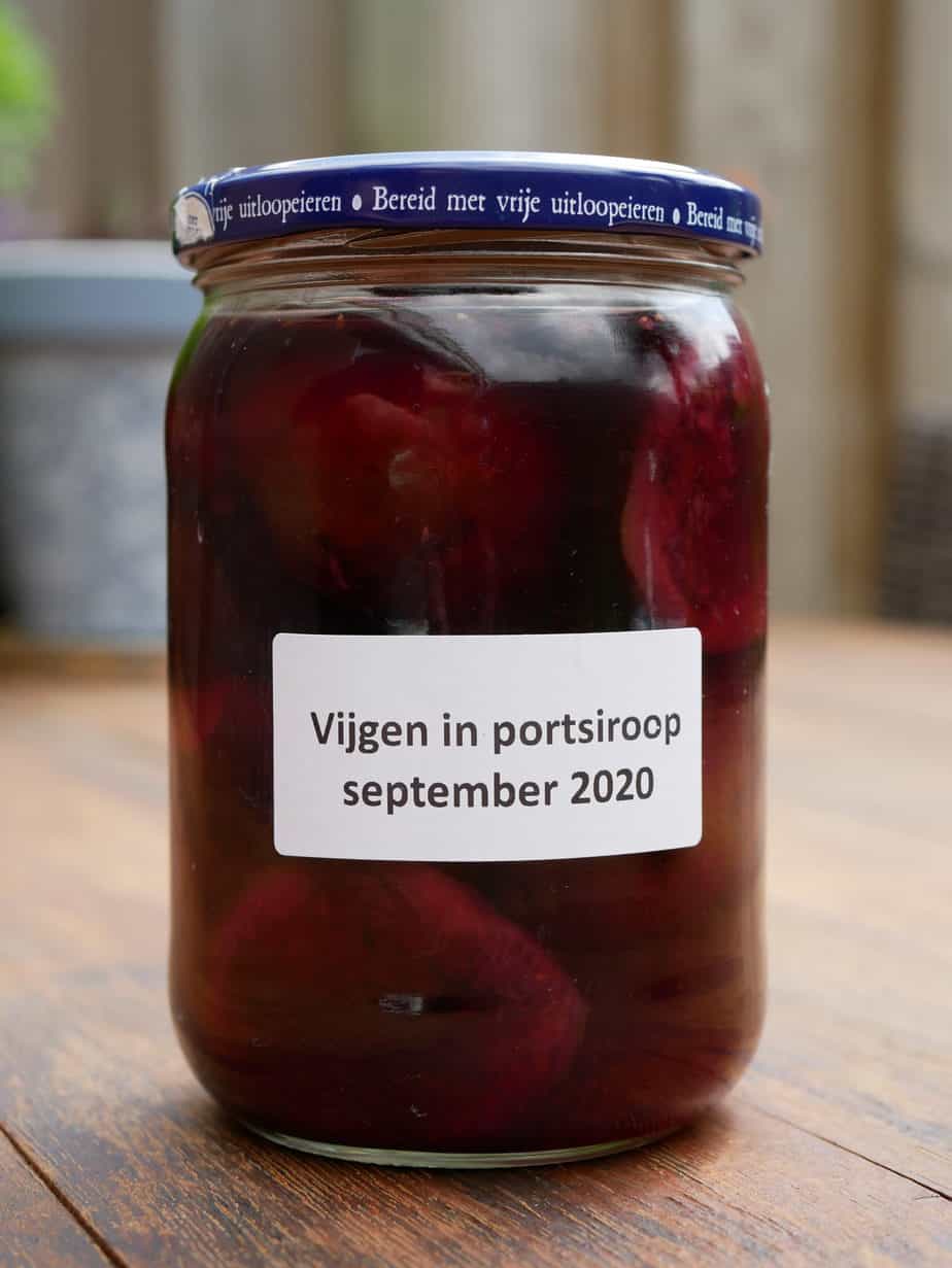 Vijgen in portsiroop